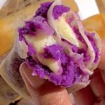 Ubi Ungu Isi Keju Mozzarella Lumer